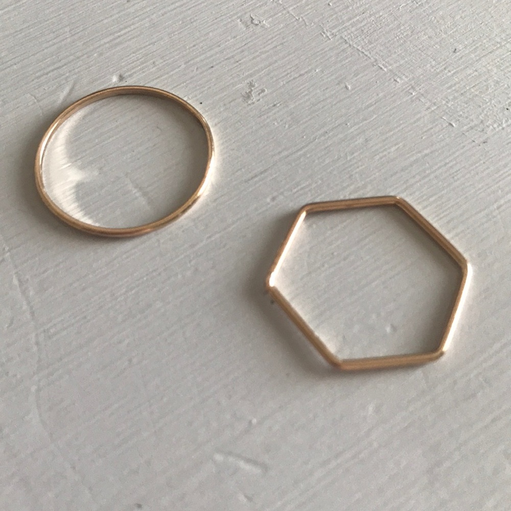 Gold ring set